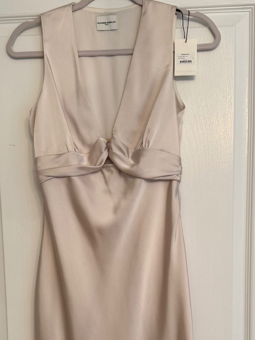 Claudie Pierlot Dress - Champagne Colored